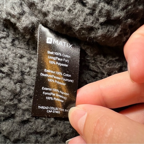 Matix Mens Caramel Jacket Full Zip Pockets Collared Long Sleeves Size Medium - Picture 6 of 10